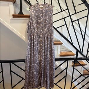 Equipment Sleeveless Midi Dress